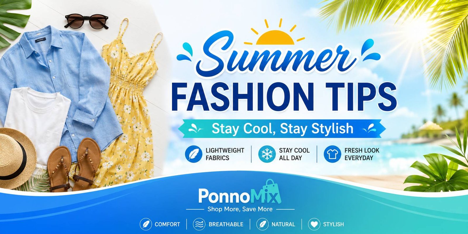 গরমের সহজ পোশাক ও ঠান্ডা-রোধক পরামর্শ (Summer Fashion Tips): বাংলাদেশে গ্রীষ্মে আরামদায়ক থাকার সম্পূর্ণ গাইড