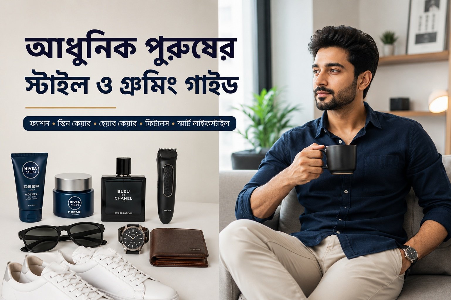 আধুনিক মানের  লাইফস্টাইল, গ্রুমিং, ফ্যাশন ও ব্যক্তিগত যত্নের সম্পূর্ণ বাংলা গাইড (২০২৬)